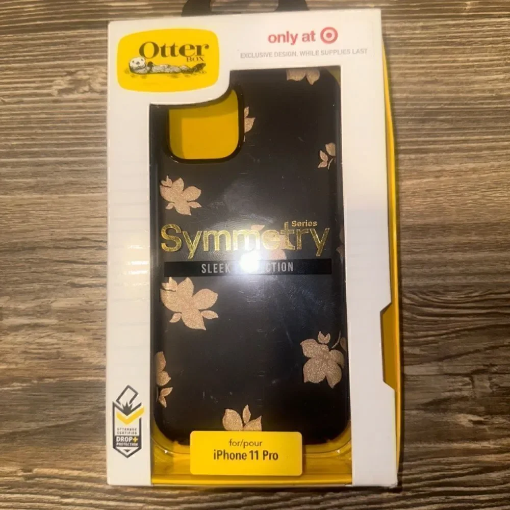 OtterBox Apple iPhone 11 Pro Symmetry Phone Case 77-83731 - Gold Flowers. S